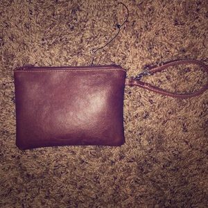 Brown Wristlet/Wallet Purse